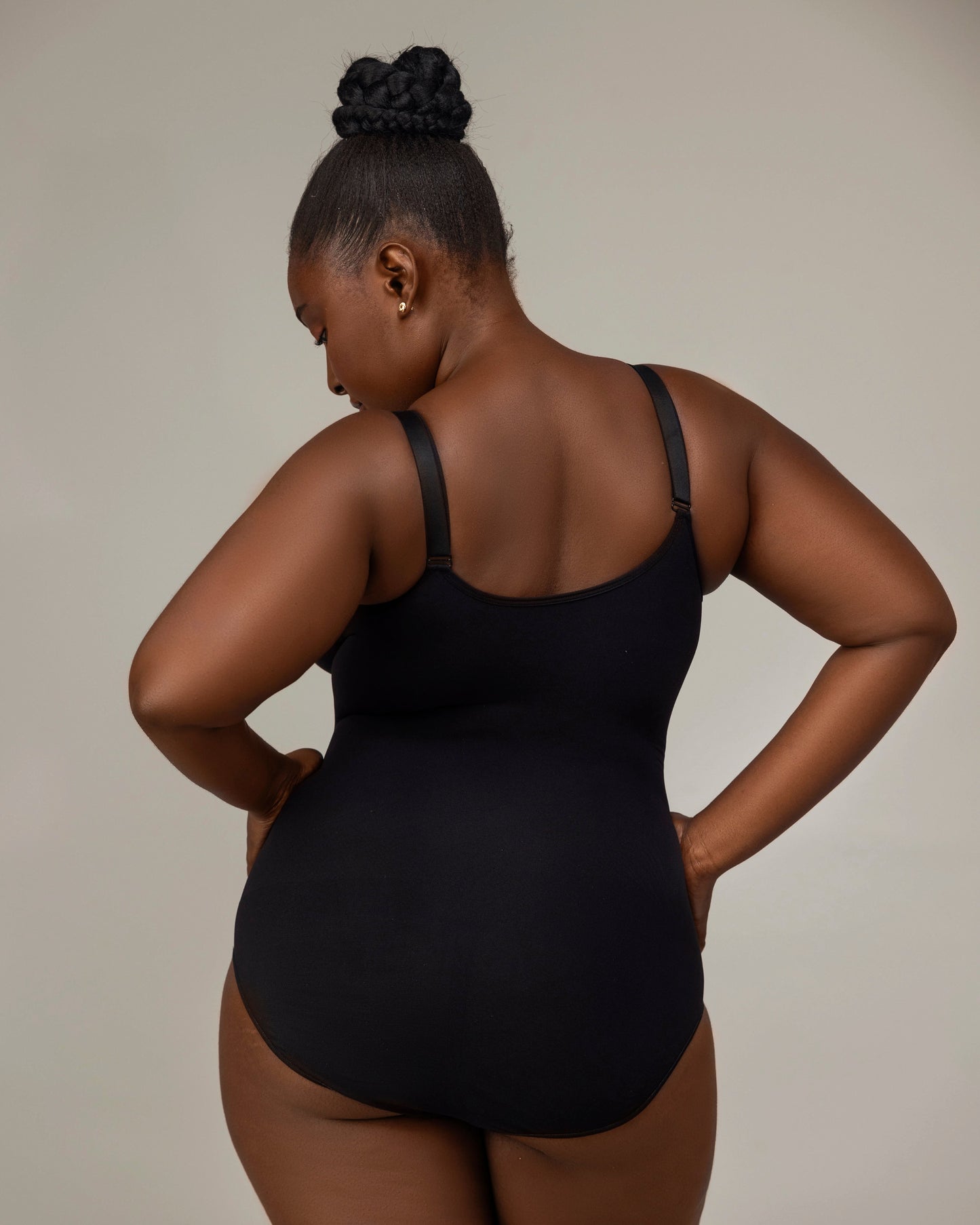 Augusta Newham Sculpting Bodysuit - Black (Back)