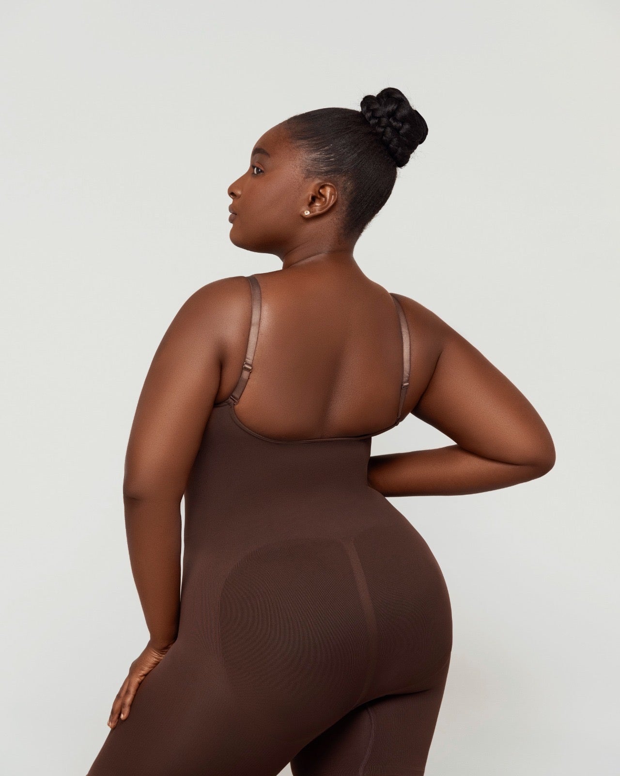 Augusta Newham Women Extra Sculpted Body Shapewear - Chocolate (Back)